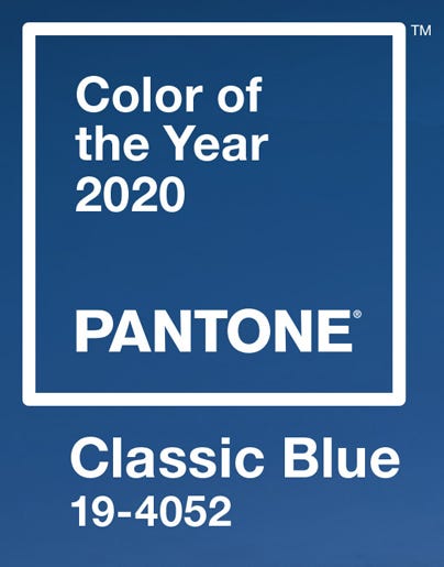Pantone Colour of the Year 2020